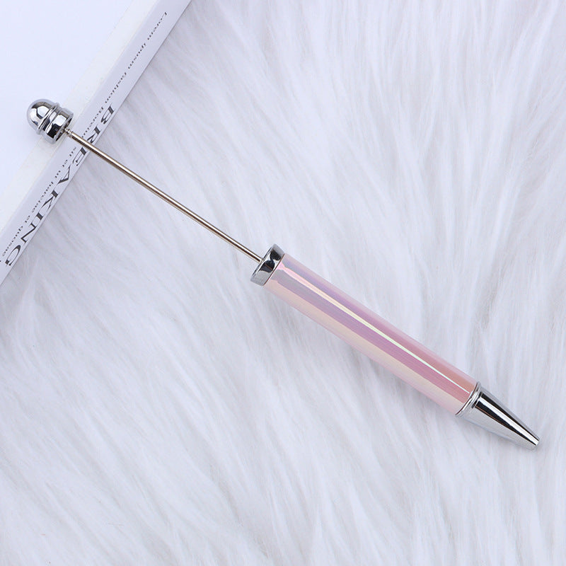 Wholesale Beadable Pens Diy UV Electroplating Seven Color Ballpoint Pen